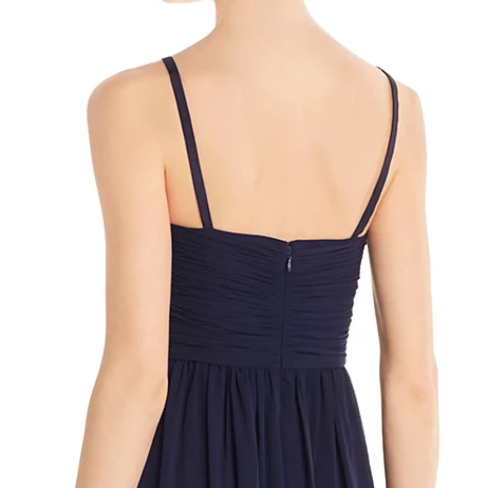 Eliza J shirred goddess gown in navy size 14w. - Picture 6 of 6
